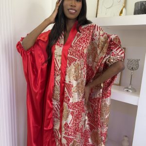 Robe brocard rouge